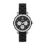 Watch strap Fossil BQ9408 Stainless steel Black 16mm